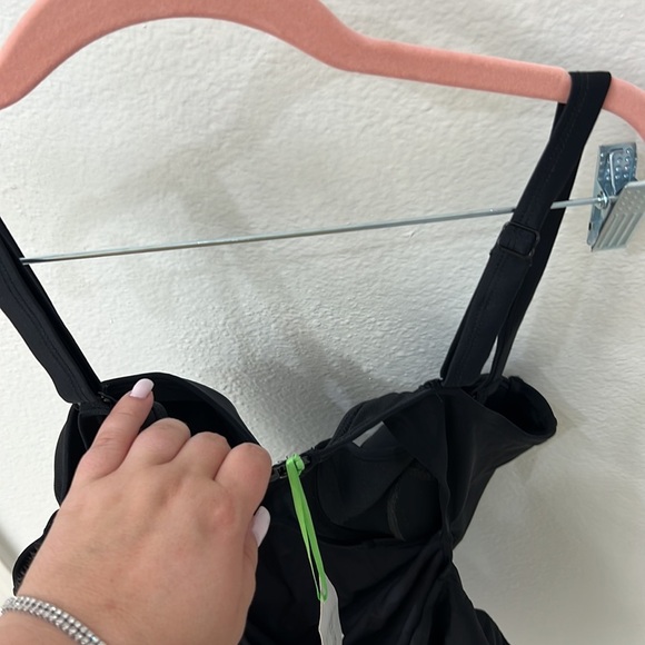 NEW Lilly and Lime Swimwear BLACK BALCONETTE ONE PIECE - Picture 14 of 14